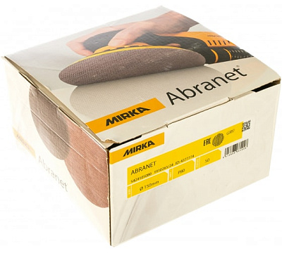 150мм GRIP P320 ABRANET Шлифовальные материалы Mirka 5424105032